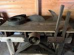 Zaagtafel ouderwets, Doe-het-zelf en Verbouw, Gereedschap | Zaagmachines, Ophalen, Gebruikt, Cirkelzaag
