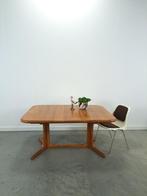 XL Deense uitschuifbare teak eettafel vintage, Gebruikt, Deens design, vintage, Teakhout, 200 cm of meer