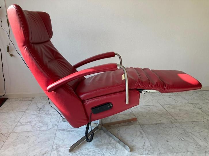 Relaxstoel XL Prominent leer, Huis en Inrichting, Fauteuils, Zo goed als nieuw, Leer, 50 tot 75 cm, Minder dan 75 cm, Ophalen