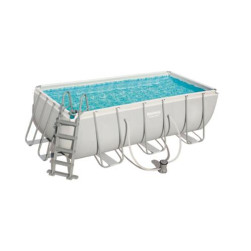 Magazijn opruiming Zwembad 412x201x122 cm, Tuin en Terras, Zwembaden, Nieuw, 120 cm of meer, Ophalen