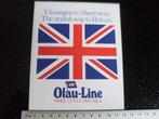 sticker Olau-line more style per mile vlissingen sheerness, Verzenden, Zo goed als nieuw, Bedrijf of Vereniging