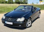 Mercedes-Benz CLK-klasse Cabrio 200 K. Avantgarde Navi Pdc L, Auto's, Mercedes-Benz, Achterwielaandrijving, Gebruikt, Zwart, 4 cilinders