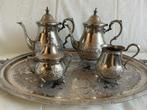 Zilveren verzilverd koffieservies theeservies, Antiek en Kunst, Antiek | Servies compleet, Ophalen of Verzenden