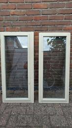 Draairamen 2 stuks van 50 x 113 cm, Ophalen, Gevelraam of Ruit, Gebruikt, Minder dan 80 cm