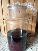 stopfles apothekersfles rond groot model Hoogte 31 cm., Ophalen of Verzenden, Gebruikt