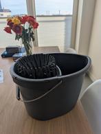 Emmer met dweil uitwringer, Ophalen, Zo goed als nieuw, Kunststof, Met handgreep