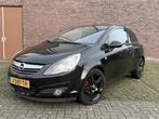 Opel Corsa 1.2 16V 3D 2009 Zwart Sport, Auto's, Opel, Voorwielaandrijving, 450 kg, 40 €/maand, 4 cilinders