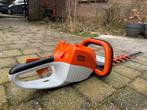 Stihl HSA 86 heggenschaar te koop., Tuin en Terras, Heggenscharen, Ophalen, Zo goed als nieuw, Accu, Stihl