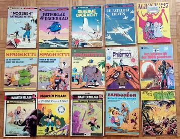 15 Vintage stripboeken van Pep en Kuifje beschikbaar voor biedingen