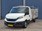 Iveco Daily 35S14NV 2.3 410L H3 PICK-UP / LAADKLEP / AARDGAS, Auto's, Lederen bekleding, Gebruikt, 4 cilinders, Wit