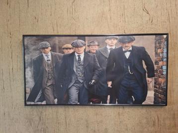 Peaky Blinders canvasdoek ingelijst nieuw! 40 bij 80 cm beschikbaar voor biedingen