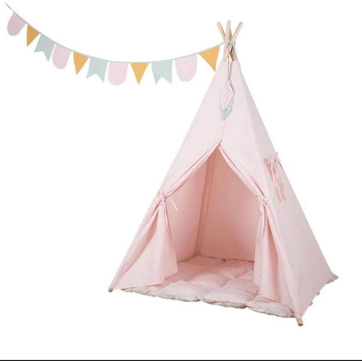 Little Dutch Tipi Tent - Roze, Kinderen en Baby's, Speelgoed | Speeltenten, Zo goed als nieuw, Ophalen of Verzenden