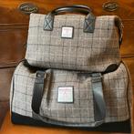 Schotse Harris Tweed weekendtas Gray Check, Sieraden, Tassen en Uiterlijk, Tassen | Reistassen en Weekendtassen, 30 cm of meer
