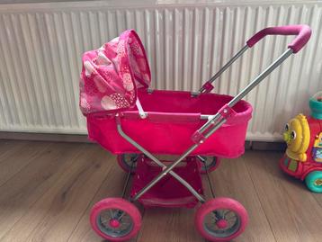 Roze Poppenwagen - Klaar voor avontuur! beschikbaar voor biedingen