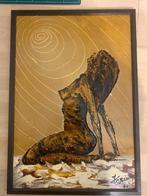 olieverf schilderij, Antiek en Kunst, Kunst | Schilderijen | Klassiek, Ophalen of Verzenden