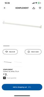 Ikea pax komplement clothes rails, Ophalen, Nieuw, 50 tot 100 cm, Minder dan 100 cm