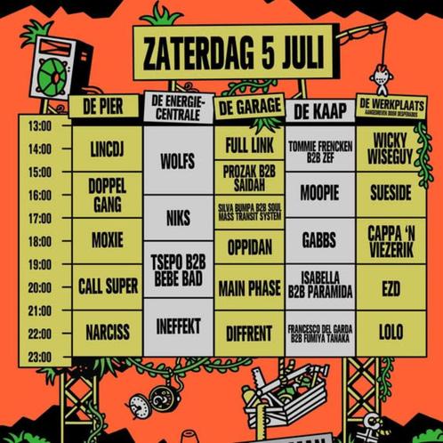 In totaal 4 tickets voor Ploegendienst Festival In Breda, Tickets en Kaartjes, Evenementen en Festivals, Drie personen of meer
