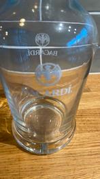 Bacardi glazen waterfles karaf 1L, Verzamelen, Glas en Borrelglaasjes, Ophalen of Verzenden, Zo goed als nieuw, Overige typen