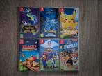 switch spellen Pokemon, Mario, Paw patrol,  Vanaf 10,-, Spelcomputers en Games, Online, Overige genres, Ophalen of Verzenden, Zo goed als nieuw