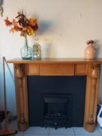 Schouw hout kacheltje nep haard openhaard, Ophalen, Gebruikt, Vrijstaande haard, Houthaard