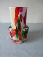 Fidrio - mixed colours - vaas - model Nuovo - Hoogte 18 cm, Ophalen of Verzenden, Minder dan 50 cm, Rood, Glas