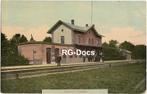 Ansichtkaart - Briefkaart Trein Station Delden 1909, Verzamelen, Ansichtkaarten | Nederland, Ophalen of Verzenden, Voor 1920, Gelopen