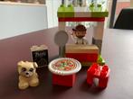 LEGO DUPLO Pizza Kraam - 10927, Ophalen of Verzenden, Zo goed als nieuw, Duplo