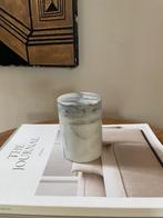 Vintage Carrara Marmeren Deksel Pot, Minimalist Home Decor, Ophalen of Verzenden, Gebruikt