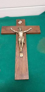 -	kruisbeeld antiek, Verzamelen, Ophalen of Verzenden