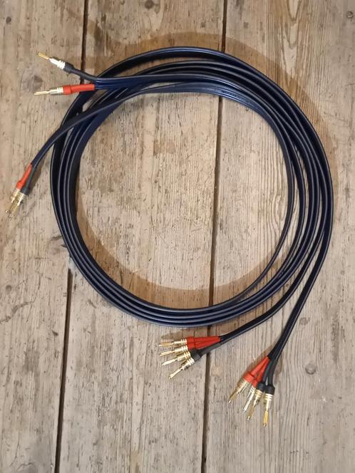 Cable Talk 3.1 bi-wire britse speaker cable 2 x 2,7 m., Audio, Tv en Foto, Audiokabels en Televisiekabels, Gebruikt, Ophalen of Verzenden