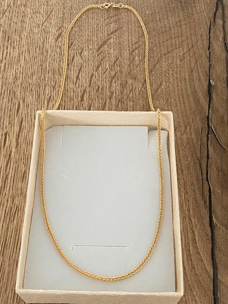 14 karaat(585) gouden ketting, Sieraden, Tassen en Uiterlijk, Kettingen, Nieuw, Goud, Goud, Ophalen of Verzenden