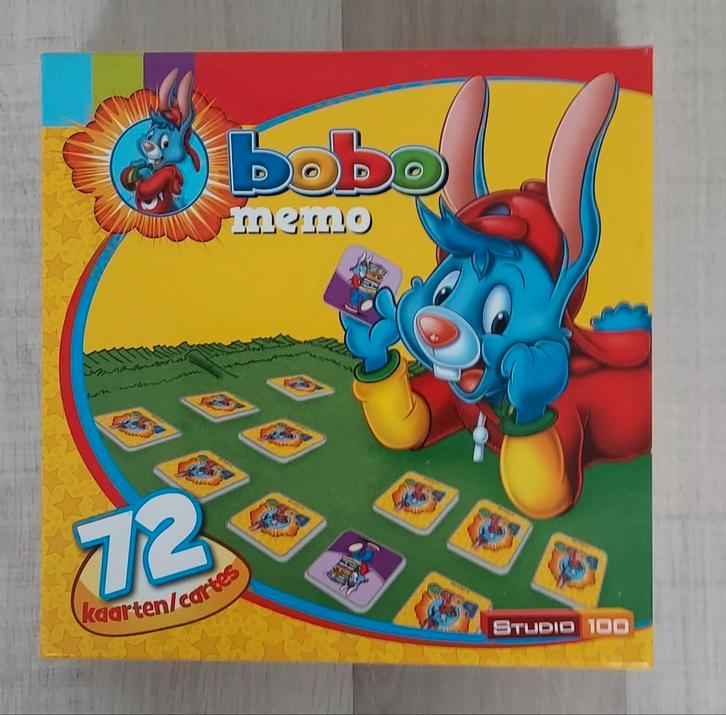 Bobo Memo Spel - Leuk geheugenspel!, Kinderen en Baby's, Speelgoed | Overig, Gebruikt, Jongen of Meisje, Ophalen of Verzenden