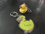 sleutelhanger eend eendjes 2 stuks, Ophalen of Verzenden, Zo goed als nieuw, Dier of Natuur