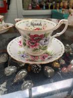 Royal Albert anemones Trillium kop en schotels servies, Antiek en Kunst, Ophalen of Verzenden
