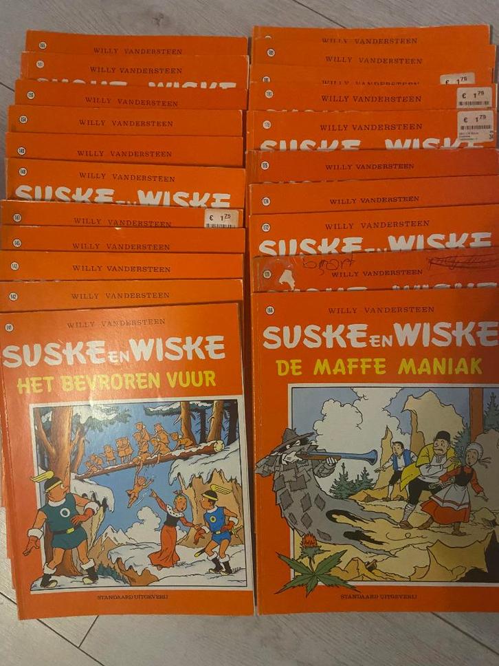 Veel Suske & Wiske albums, Boeken, Stripboeken, Gelezen, Meerdere stripboeken, Ophalen of Verzenden