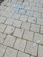 +/- 100m2 aan betonklinkers, Tuin en Terras, Tegels en Klinkers, Ophalen, Gebruikt, Klinkers, 10 m² of meer