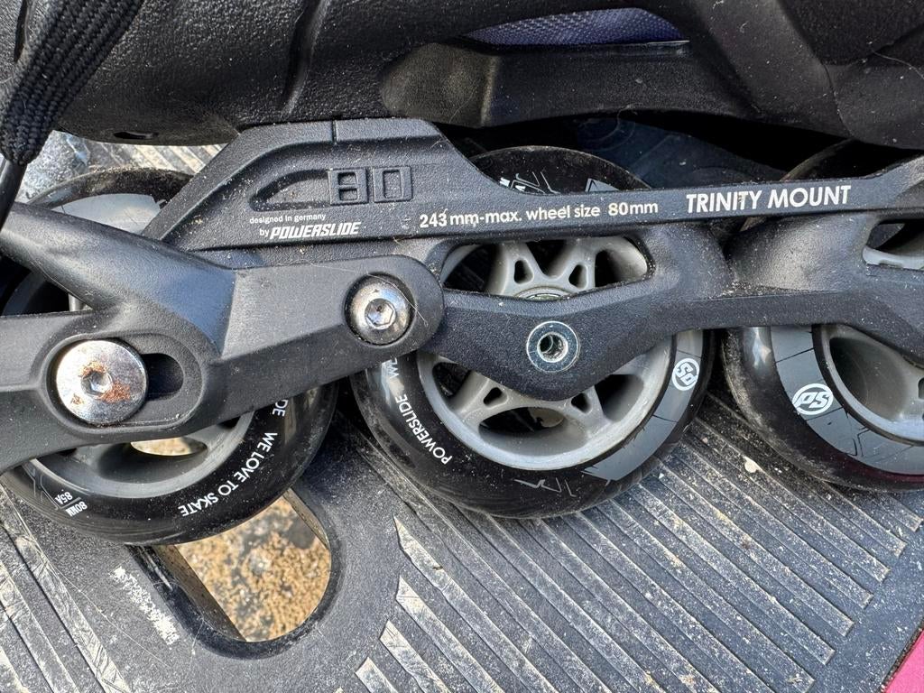 Powerslide skeelers maat 44, Sport en Fitness, Ophalen, Heren, Zo goed als nieuw, Inline skates 4 wielen