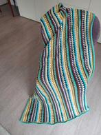 Gestreepte, gehaakte deken, Ophalen of Verzenden, Nieuw, Overige typen