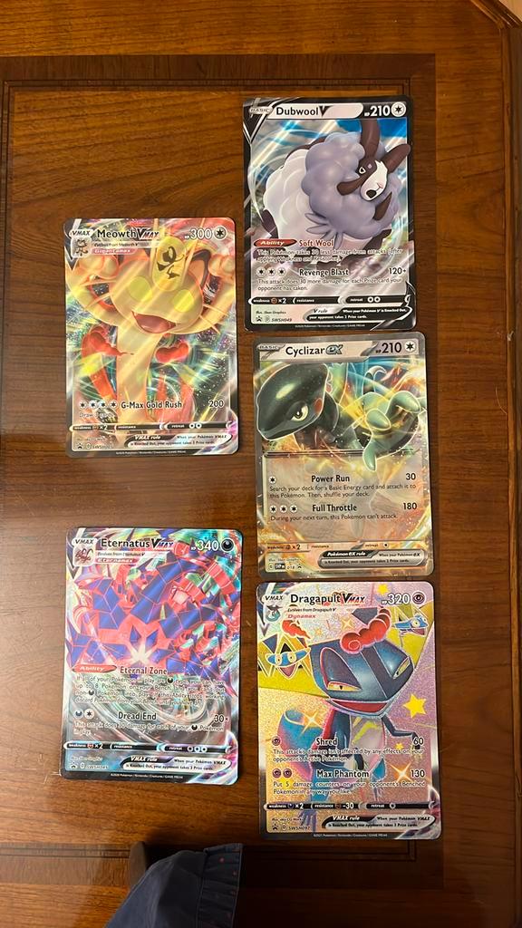 5 Jumbo Pokémonkaarten in goede staat, Hobby en Vrije tijd, Verzamelkaartspellen | Pokémon, Zo goed als nieuw, Meerdere kaarten