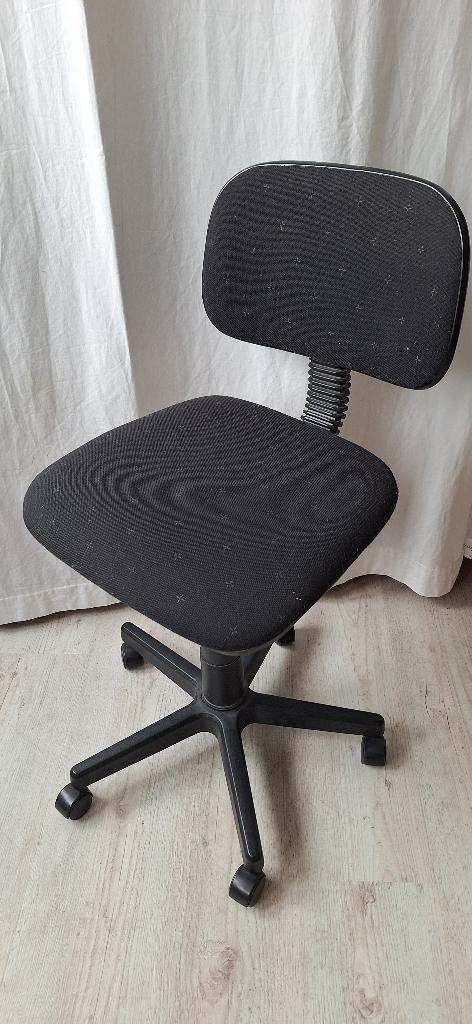 bureaustoel zwart, Huis en Inrichting, Bureaustoelen, Gebruikt, Bureaustoel, Zwart, Ophalen