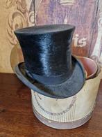 Antieke Hoedendoos met Hoed & Accessoires, Antiek en Kunst, Ophalen of Verzenden