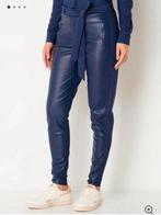 Studio Anneloes broek paars met leer Margot maat L, Ophalen, Nieuw, Paars