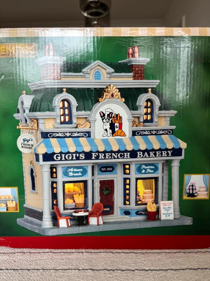 Lemax gigi’s french bakery retired, Diversen, Kerst, Zo goed als nieuw, Ophalen of Verzenden