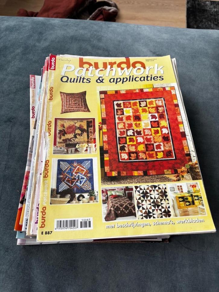 Tijdschrift Burda - Patchwork - Quilts & applicaties, Boeken, Tijdschriften en Kranten, Zo goed als nieuw, Sport en Vrije tijd