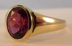 Massief gouden ring met Rhodoliet, 18 tot 19, Verzenden, Nieuw, Dame of Heer