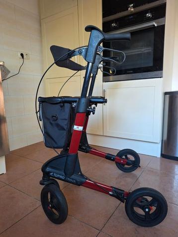 Topro Troja 2G maat M rollator in donkerrood beschikbaar voor biedingen