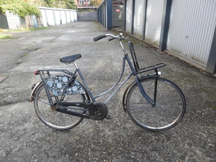 Mooie en goede Kaptein omafiets met transportrek, Fietsen en Brommers, Fietsen | Dames | Omafietsen, Gebruikt, 56 cm of meer, Ophalen