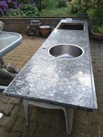 aanrechtblad graniet, Ophalen, Gebruikt, Overige kleuren, 200 cm of meer