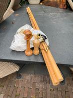 Houten gordijnroeden, Huis en Inrichting, Ophalen of Verzenden, Minder dan 100 cm