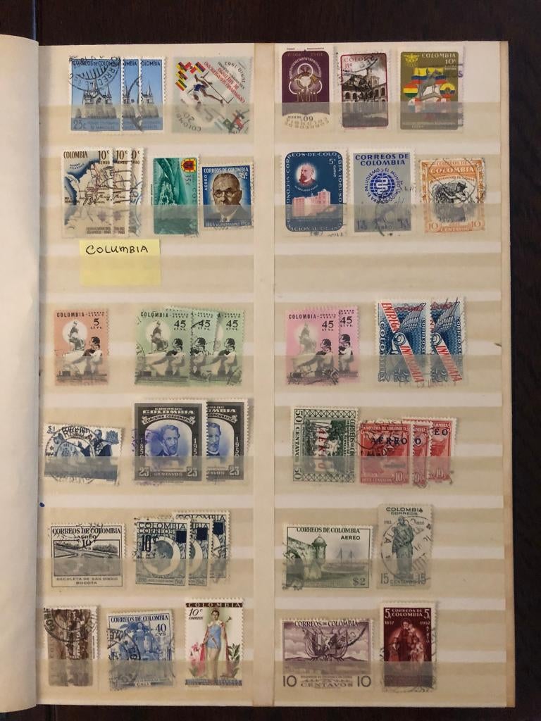 Postzegels Colombia, Postzegels en Munten, Postzegels | Amerika, Ophalen of Verzenden, Gestempeld, Zuid-Amerika